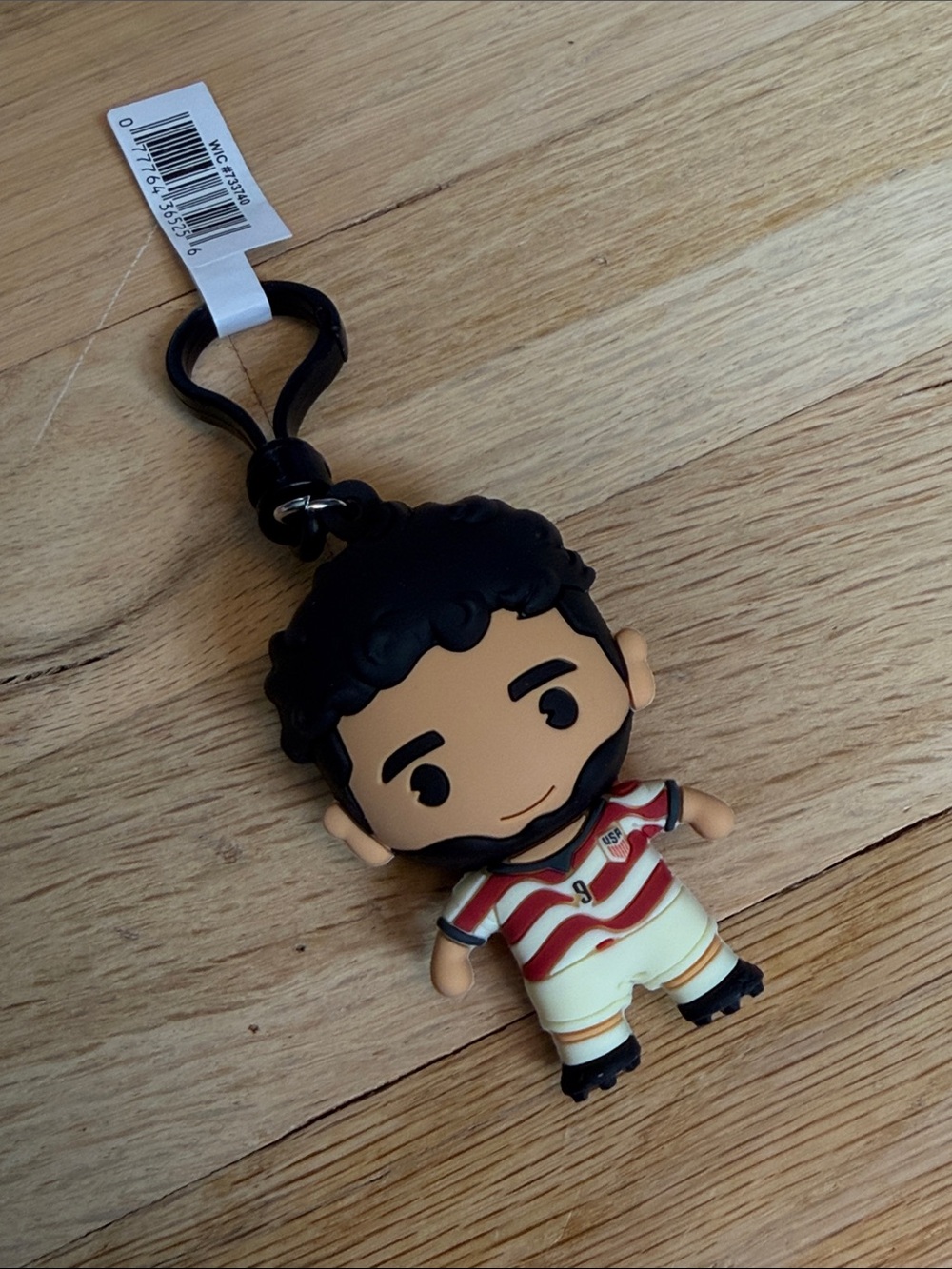 NWT USMNT #9 Ricardo Pepi US Soccer Figural Bag Clip World Cup ⚽️🥅🏆